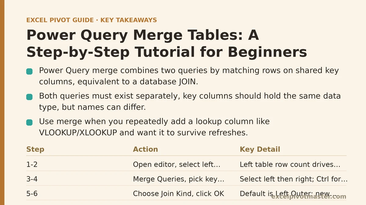Power Query Merge Tables: A Step-by-Step Tutorial for Beginners